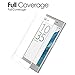Sony Xperia X Compact screen protector tempered glass, Feitenn 3D Curved Full Screen film 0.2mm HD Clear Gorilla Glass Protector Film For Sony Xperia X Compact (White)