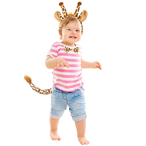 image for Norme Animal Costume Set Animal Ears Nose Tail and Bow Tie Animal Fanc