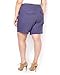 Penningtons Womens Plus Size Linen Bermuda Short