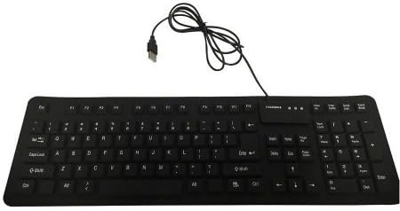 ROCKSOUL Waterproof Flexible Keyboard Black