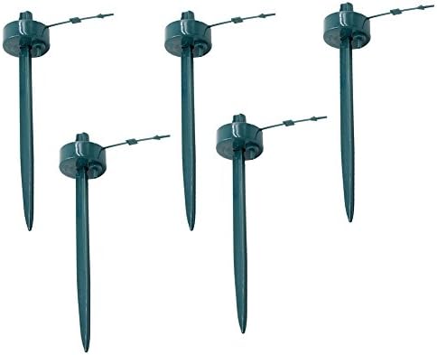 FOReverweihuajz 5Pcs Automatic Drip Watering Spikes, Adjustable Flow Rate Vacation/Holiday Planting Tools - Green - Easy to Use