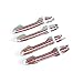 Chrome Door Handle Covers, Side Door Handle Hardware fit for Honda 2017 2018 CRV Handle Bomb Trim,Pack of 4 Pieces of Exterior Door Handle Protector for 1 Keys Holes