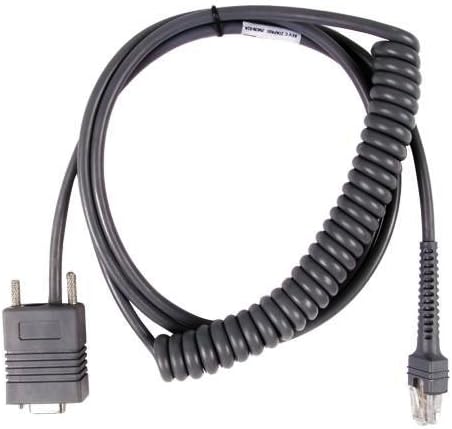 5 Pack RS232 Serial Cable for Symbol LS2208 Barcode Reader CBA-R01-S07PAR 10FT Coiled RJ45 to DB9