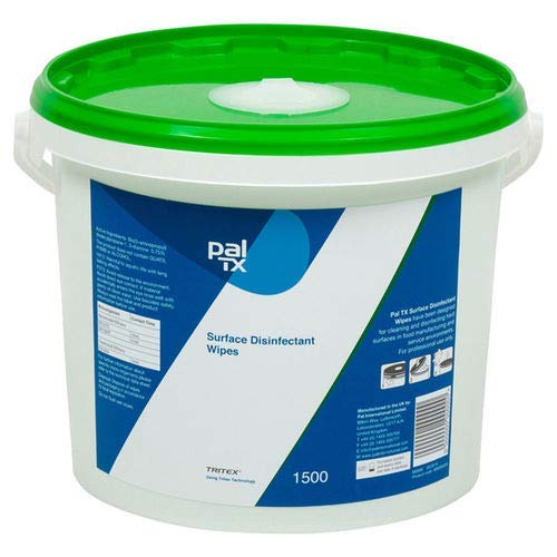 Medipal Surface Disinfectant Alcohol Free Cleaning Wipes Bucket, Pack of 1500