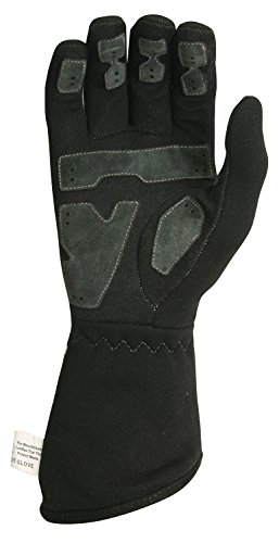 Impact Racing 34200410 Black Medium Glove (G6 SFI 3.3/5),1 Pack