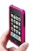 WM Hot Pink-Black 3-Piece Hard Case Cover for Apple iPhone 3G 3GS + Free Screen Protector