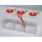 DaysFive Liquid Storage Bucket 3 Rooms 4.5 Liters 1.17 Gallons