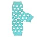 Bowbear Baby 3-Pair Leg Warmers, Pastel Dots in Pink, Aqua, Lavender
