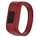 ANCOOL Compatible with Vivofit JR Bands, Soft Kids Wristbands Replacement for Vivofit JR/Vivofit JR2/Vivofit 3 Tracker (Red, Large)