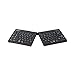 Goldtouch GTP-0044W Go!2 Bluetooth Wireless Mobile Keyboard, Portable Foldable Travel Keyboard Black