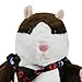 BXT Cute Christmas Plush Mimicry Mouse Pet Doll Chatimal Walking & Talking Hamster Record Speak Voice Copy Electronic Hamster Animal Toy Best Gift - Brown