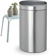 Brabantia Touch Bin New Recycle 10L 23L Inner Matt Steel Fingerprint Proof view 6
