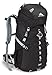 High Sierra Piton Internal Frame Pack, Black/Black/Silver, 35-Liter