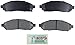BOSCH BE1094 Blue Ceramic Disc Brake Pad Set - Compatible With Select Nissan Frontier, Pathfinder, Xterra; Suzuki Equator; FRONT