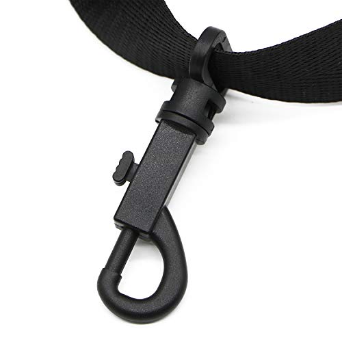 Saxophone Strap of Harness - Adjustable Soft Padded Sax Shoulder Strap Design for Bass Tenor Alto Saxophone with Snap Hook - Thumbnail 3