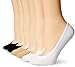 Keds Women's Liner 6-Pack, Black/White/Nude, Shoe Size: 4-10 (Sock Size: 9-11)