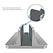 Vertical Laptop Stand [Adjustable Size], OMOTON Desktop Aluminum MacBook Stand with Adjustable Dock Size, Fits All MacBook, Surface, Chromebook and Gaming Laptops (Up to 17.3 inch), Graythumb 3