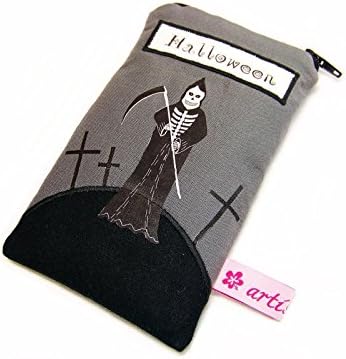 Mobile case, Cell Phone cover Halloween with Zipper, eg. iPhone, Samsung Galaxy, LG, Huawei, HTC, Nokia, Motorola, Sony