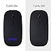 ROYSC Silent buttons Ultra-thin 2.4GHz Wireless Rechargeable Mouse Built-in 550mAh Battery for PC Computer Notebook with Nano Receiver