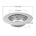 Anpro Stainless-Steel Kitchen Sink Strainer for Garbage- Large Wide Rim 4.53