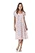 Casual Nights Women's Botanic Lace Short Sleeve Nightgown
