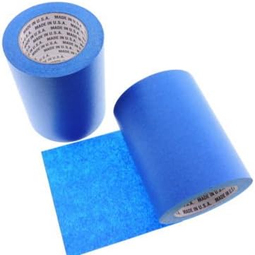 2 Rolls 6" inch WIDE 3D Printing Made In USA PRO Grade Blue Painters Tape Masking Clean Release Easy Removal NO RESIDUE (144MM x 55M 5.7 inch). 3D Printer bed grip deck cover 3D Prints Removal 60 Yd