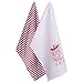 DII Christmas Tea Towels Decorative Kitchen Dish Towel Set, 18x28, Dear Santa, 2 Piece