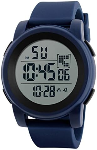 Clearance Men Watch Daoroka Fashion Elegant Luxury Men Analog Digital Military Army Sport LED Waterproof Wrist Watch (Black)