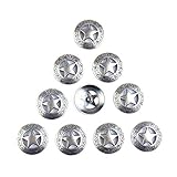 Lemo10pcs Western Texas Star Saddle Conchos TO190