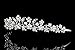 SAMKY Bridal Tiara Silver Rhinestone Wedding Crown for Brides Crystal Queen Headpiece