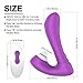 Clitoral Sucking & G-spot Vibrator, Adorime 2 in 1 Oral Sucker Clitoris Vibe with 9 Suction Vibration Modes, Wearable Wireless Control Adult Sex Toy for Women, Waterproof Rechargeable Couple Vibrator