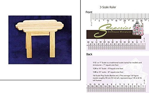 Dollhouse Adirondack Oak Table