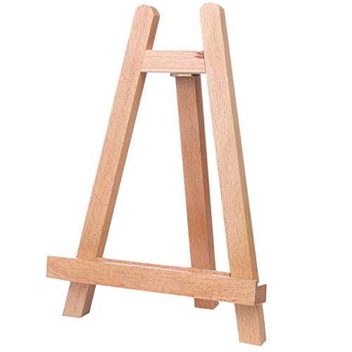 10¼" Tall Tabletop Easel - ATWORTH Small Wood Easel Painting Display Easel A-Frame