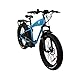 KASEN K6.0 Bike Pedal Assist Rear Drive 1000W Motor Lithium Battery Cruiser Bike 26″ Fat Tire Ebike Front Fork Suspension (blue-14.5 ah)thumb 1