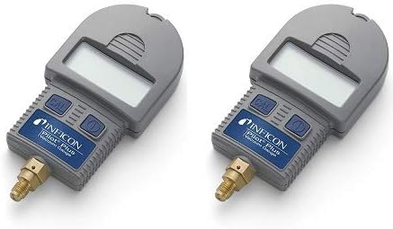 INFICON 710-202-G1 Pilot Plus Digital Vacuum Micron Gauge with 1/4" Male Refrigerant Flare Connection (2-(Pack))
