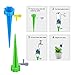 UERMEI Plant Self Watering Spikes System, Vacation Plants Drip Irrigation Automatic Watering Devices with Slow Release Control Valve Switch for Potted Plants Indoor&Outdoor (12 Pack)