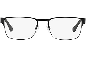 Emporio Armani Unisex's Ea1027 Sunglasses, Matte Black/Demo Lens, 55 mm