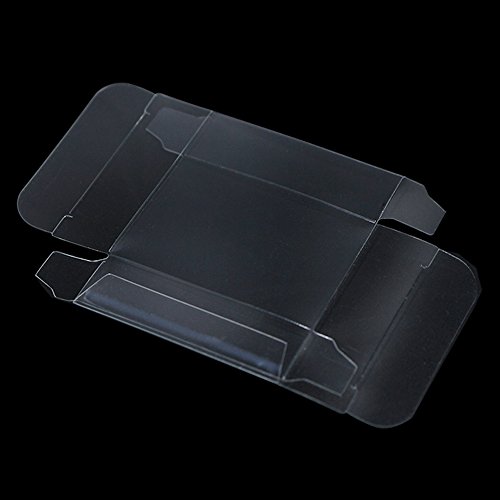 Multiple Usage Clear Plastic Retail PVC Packaging Boxes for Wedding Party Birthday Favor Transparent Cube Jewellery Decorative Accessories Take Out Container (100, 2.0x2.0x0.6 inch(5x5x1.5 cm)) - Thumbnail 2