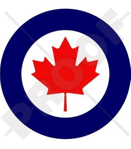 RAAF Australian Air Force Roundel Stickers - 50mm Vinyl Decals (Pack Of 4) Glossy