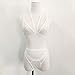 Toraway Lingerie Set Corset Lace Vest Bra Top + Thongs Set Underwear Suit