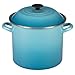 Le Creuset Enamel-on-Steel 8-Quart Covered Stockpot, Caribbean
