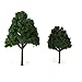 MagiDeal 25pcs Miniature Plastic Trees for Model Railways N Scale Train Layouts 1:150