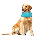 PUPTECK Dog Cooling Bandana Ice Chill Out Scarf for Summer Large