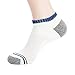 Low Cut Socks for Men Cushion No Show Athletic Running Sock 6 Pairs(White/Grey/Black)
