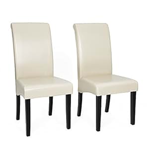 SONGMICS Set de 2 Sillas de Comedor con Respaldo Alto, Asiento