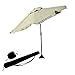 MORSHADE 180 Best Wind Resistant 9’ Beach Umbrella with Sand Anchor and Tilt Commercial Grade Portable Sport Umbrella