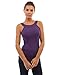PattyBoutik Women Round Neck Halter Tank Top (Medium Purple Medium)