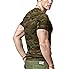 XShing Mens Comfort-Soft Fitness Stretchy Crew-Neck Camo T-Shirt
