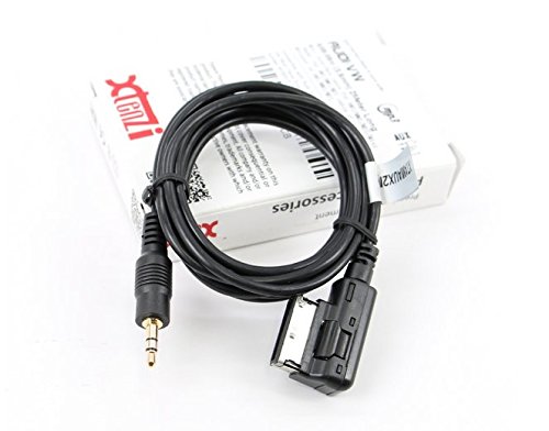 Xtenzi Extra Long 2 meter mdi ami mmi cable adapter connect ipod iphone Mini 3.5mm to audi A4 A5 s5 (609788807537)