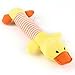 Toy for Dogs Duck Squeaker - Dental Treat, Bite Resistant, Indestructible Non-Toxic Strong Tooth Cleaning Dog Toy for Pet Training, Playing, Chewing - Soft, Bouncy, Tennis Ball